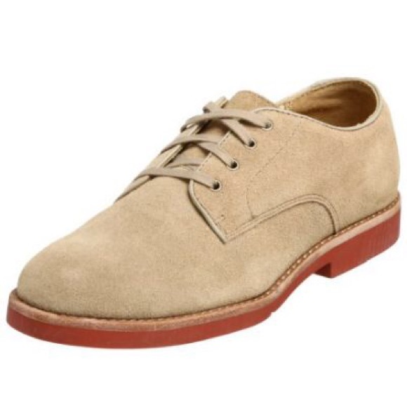 Polo Ralph Lauren Boys Suede Oxfords Size 1.5 - Picture 1 of 5